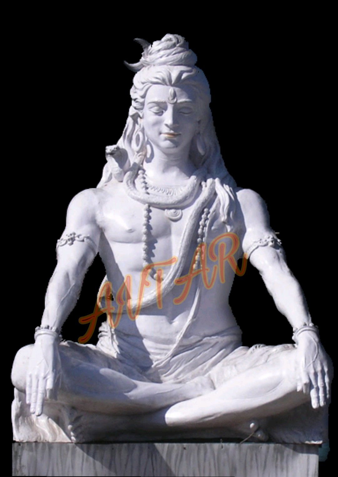 Shiva Marble Statue Yog Samadhi